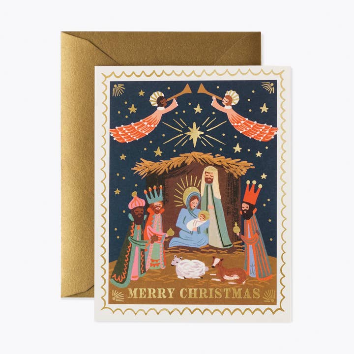 Rifle Paper Co. - Wholesale Christmas Card - Boxed Set of Christmas Nativity Card0