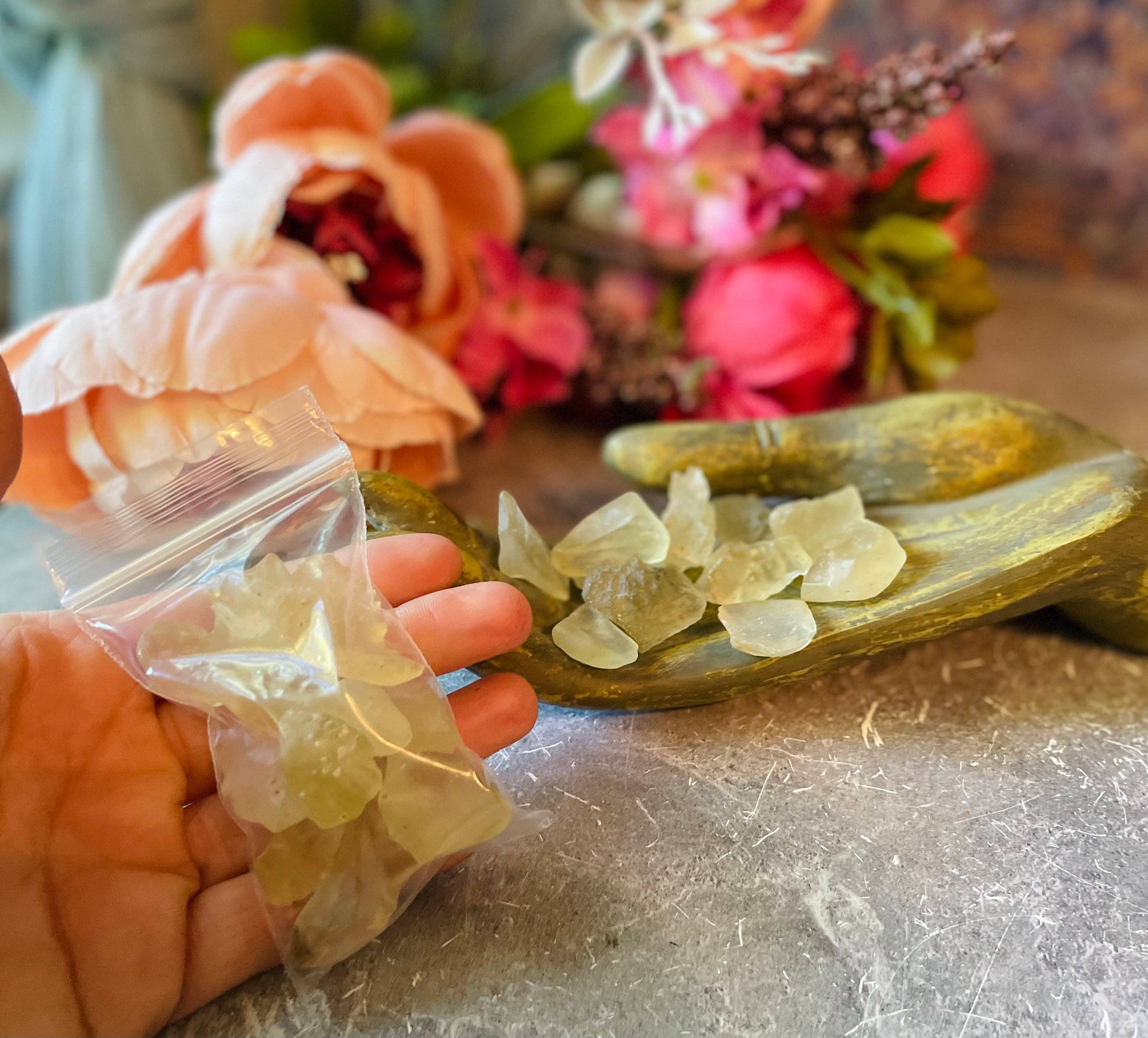 Mandala Gems - Wholesale Spiritual Stone/Crystal - Bulk Libyan Desert Glass, Libyan Gold Tektite, 50 Gram Bags2