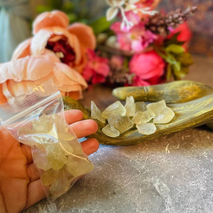 Mandala Gems - Wholesale Spiritual Stone/Crystal - Bulk Libyan Desert Glass, Libyan Gold Tektite, 50 Gram Bags2