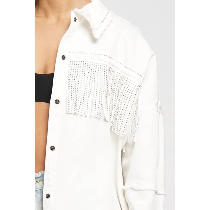 Sans Souci – Engroshandel Denimjakke - Dame – FRYNSET DENIM JAKKE11