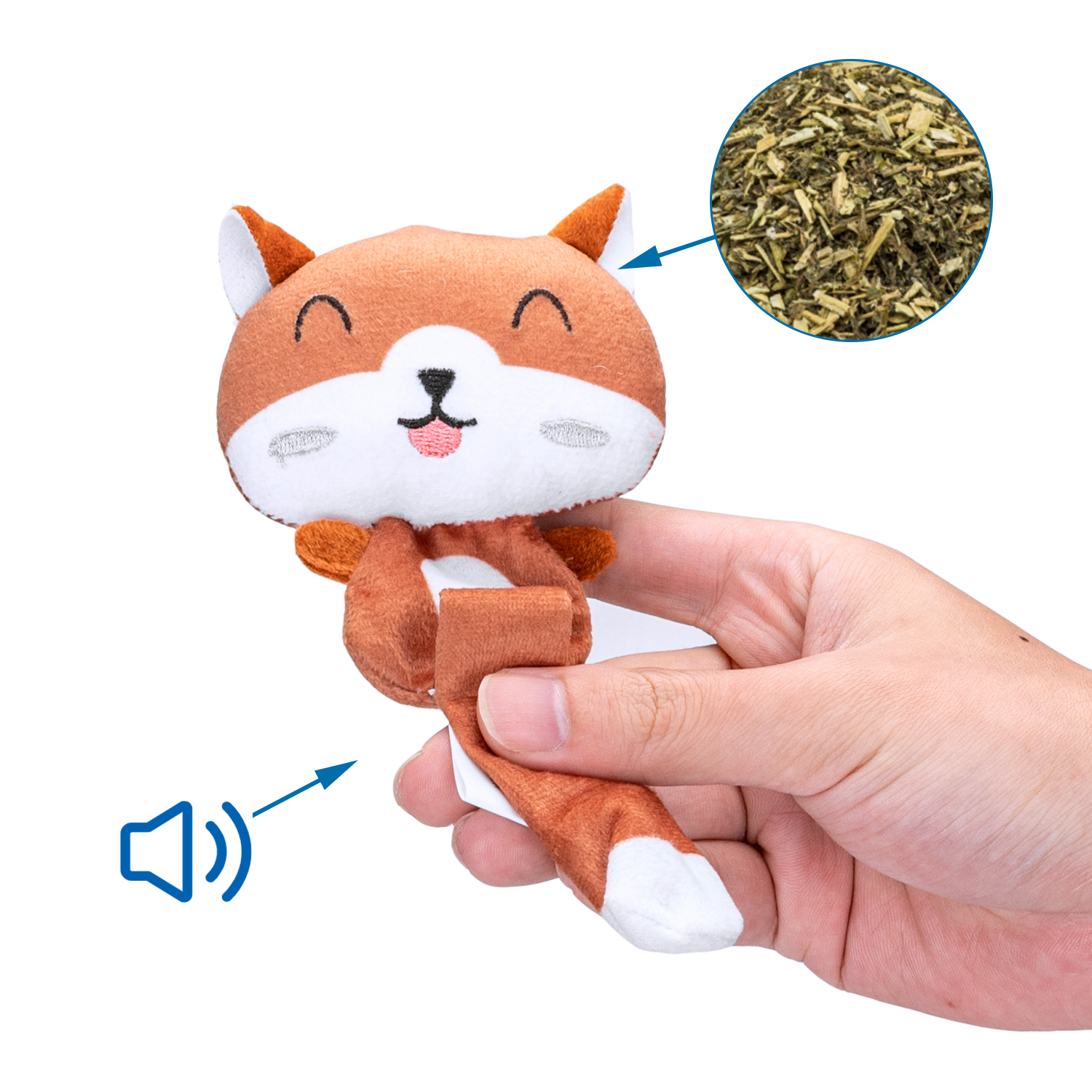 Nobleza - Wholesale Pet Toy - Cat - Cat toy squirrel fox0