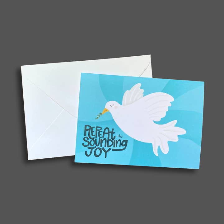 Peace Dove lykønskningskort for engroshandel hos Polk Salad Abbie