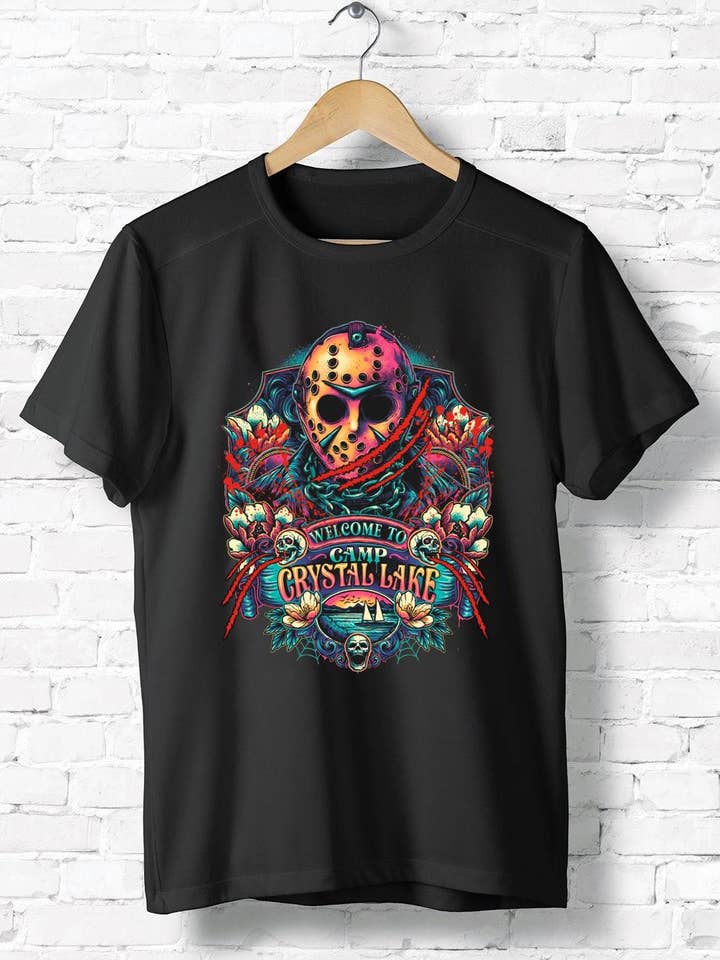 Jason Voorhees Welcome To Camp Crystal Lake Shirt for wholesale by iBuyCanvas