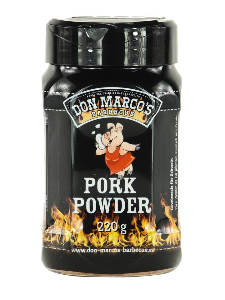 Schweinepulver for wholesale by Don Marco's Barbecue