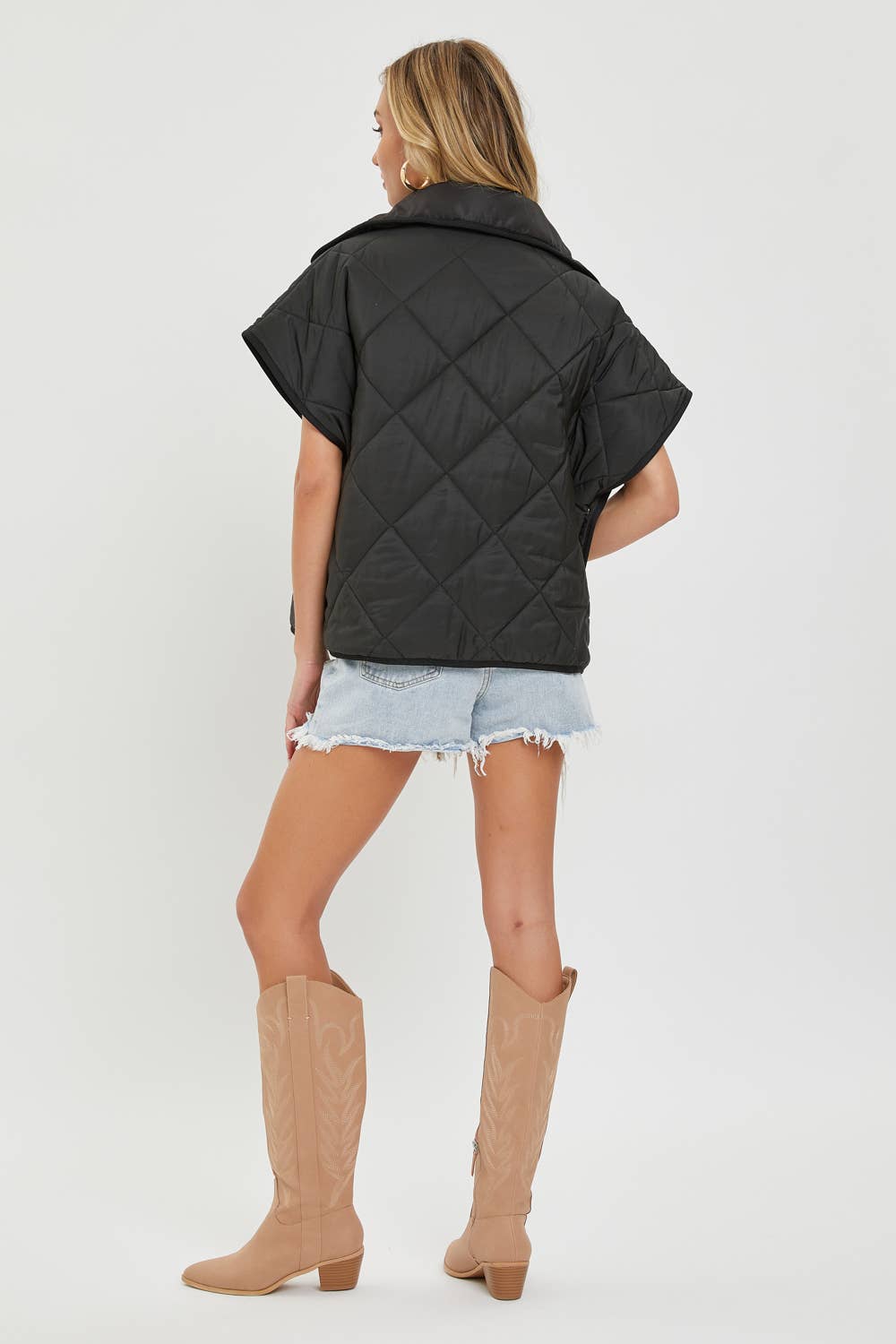 Sweet Lovely by Jen - Wholesale Outerwear Vest - Women's - QUILTED  PADDED VEST OUTERWEAR 5