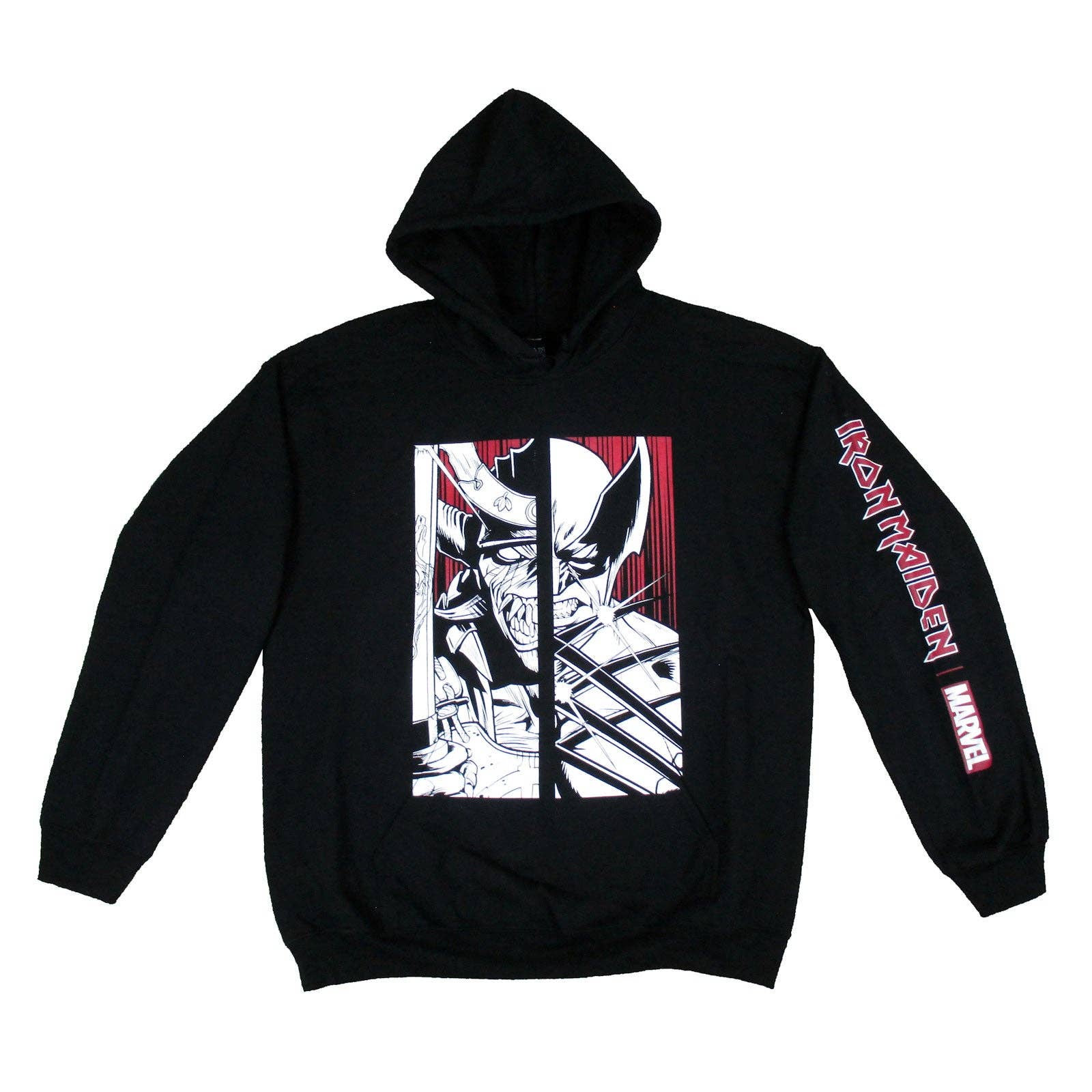 Rockabilia - Wholesale Hoodie - Unisex - Iron Maiden Eddie & Wolverine Pullover Hooded Sweatshirt1