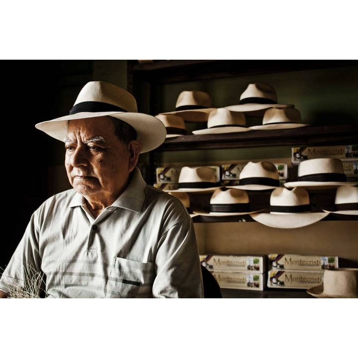 ECUALAMA - Wholesale Straw Hat - Unisex - Genuine Classic Fedora Panama Hat Handwoven In Ecuador - Natural Straw Color7