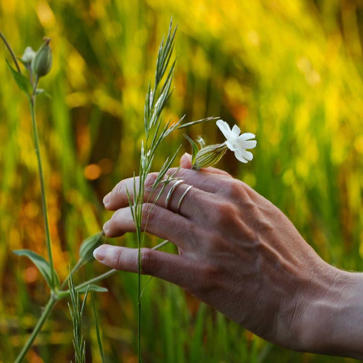 Jeshali - Wholesale Band/Stacked Ring - Everyday Ring (Sterling Silver)1