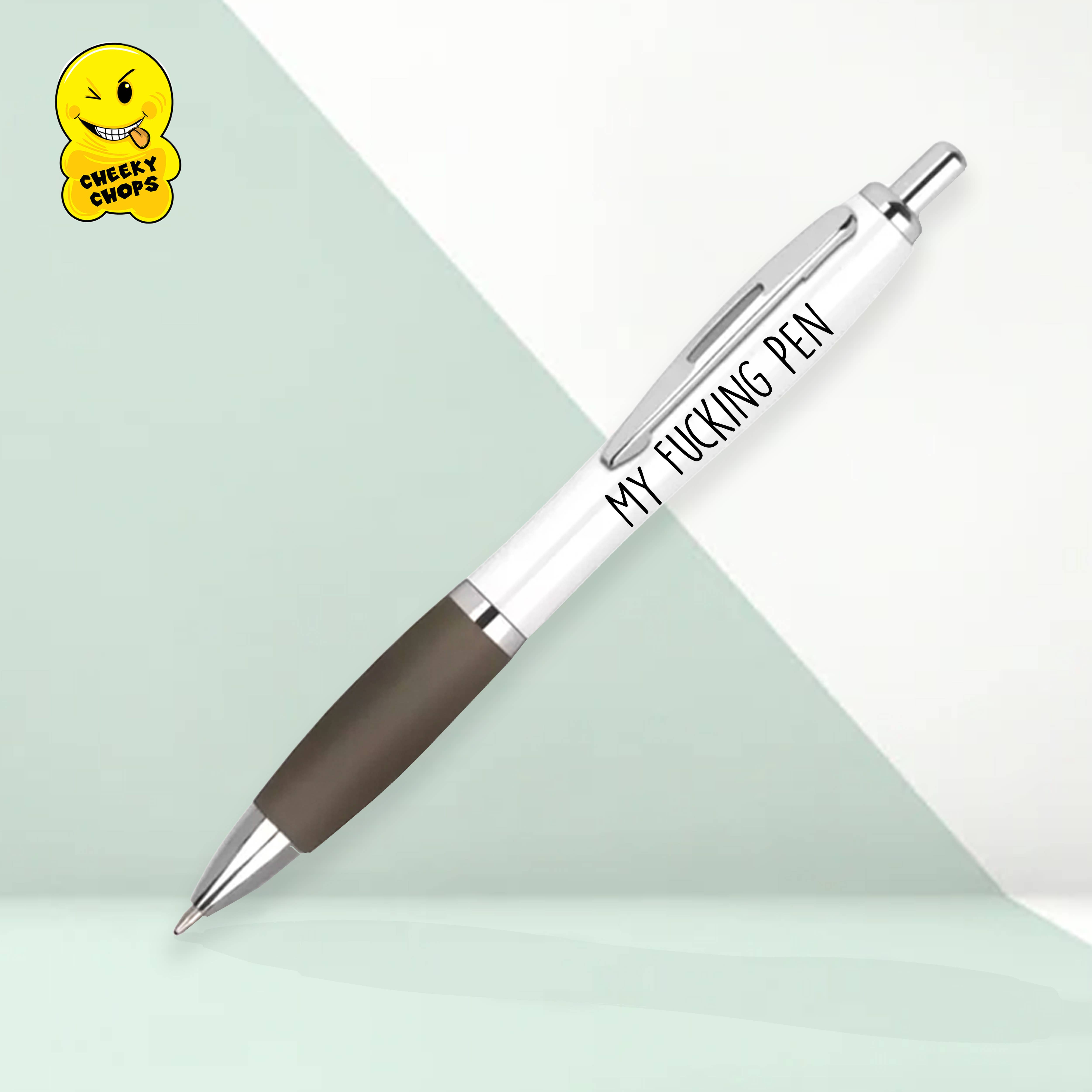 Cheeky Chops Cards & Wanky Candles - Vendita all'ingrosso Penne - Penna divertente, rude, offensiva e originale - My Fucking Pen - PEN191