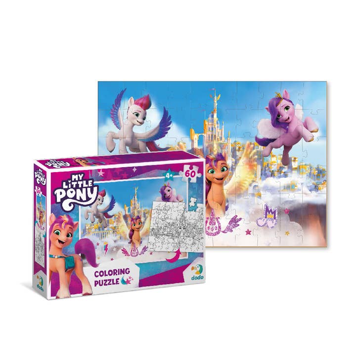 Puzzle clásico para niños con diseño de My Little Pony para colorear, 60 unidades para venta al por mayor de DoDo Brand