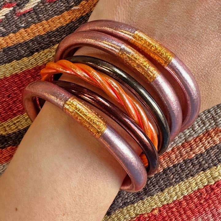 Woman Shops World - Wholesale Bangle Bracelet - Single Luxe Thai Buddhist Temple Bracelets, Mantra Bangle0