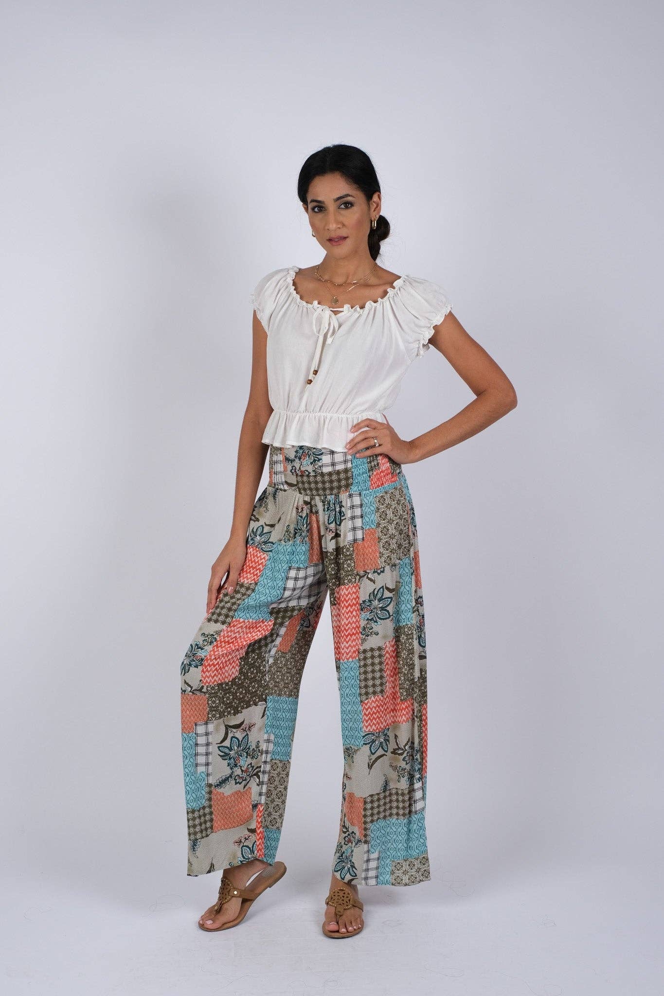 Sacred Threads - Wholesale Pants - Women's - Bohemian Blockprint Bliss Pants3