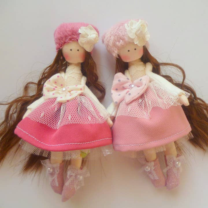 ChernikovaNataliya - Wholesale Doll - Kids - Cute Miniature Handmade Textile Fairy Doll for Dollhouse