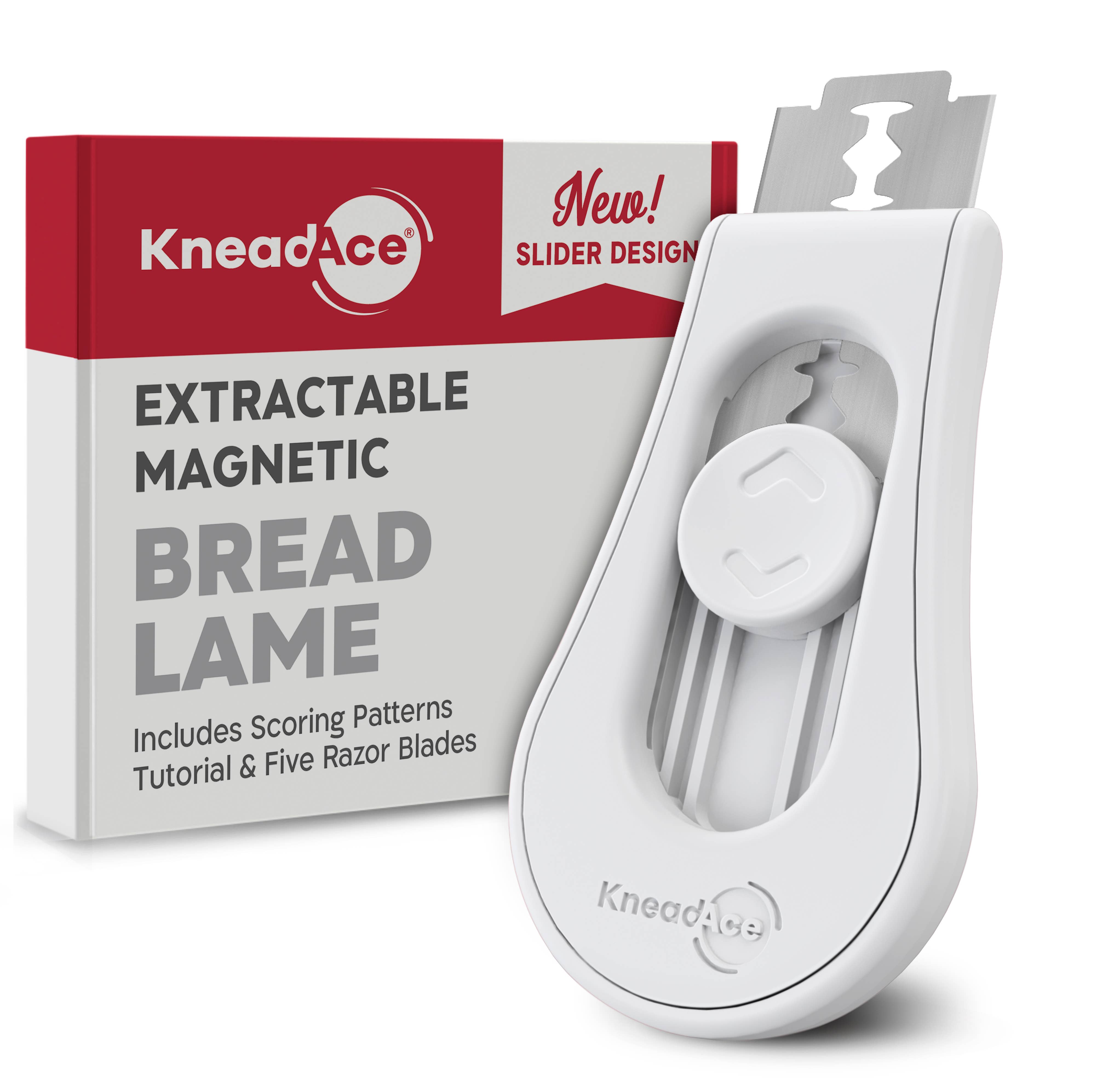 KneadAce - Vente Couteau de poche/étui - KneadAce® Lame à Pain Magnétique Extractible3