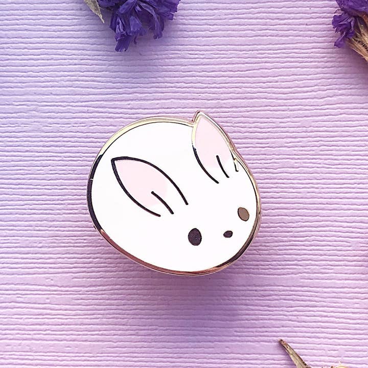 Alum and Ink – Alfinete/botão de lapela por atacado – Pin de esmalte Bunny Bun4