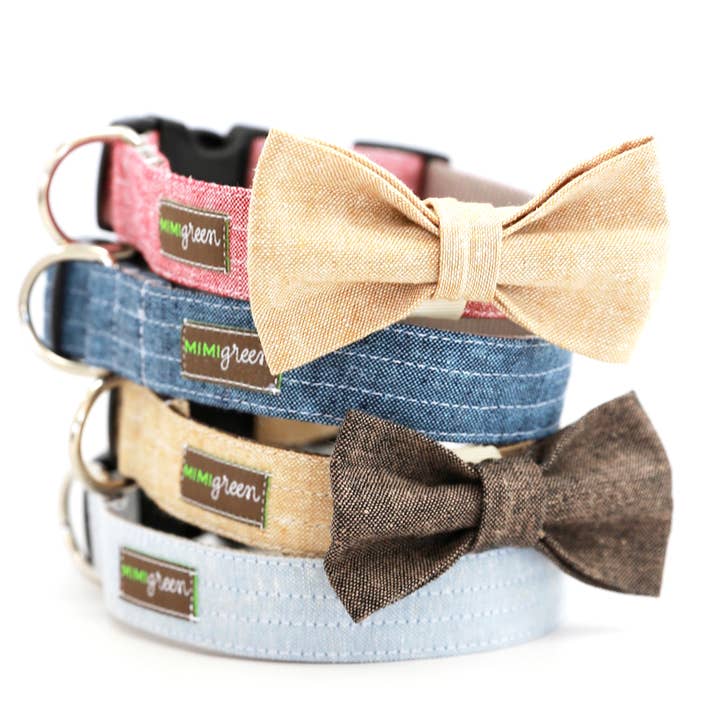 Mimi Green - Wholesale Pet Collar - Dog - Linen Dog Collar (7 Colors!)9