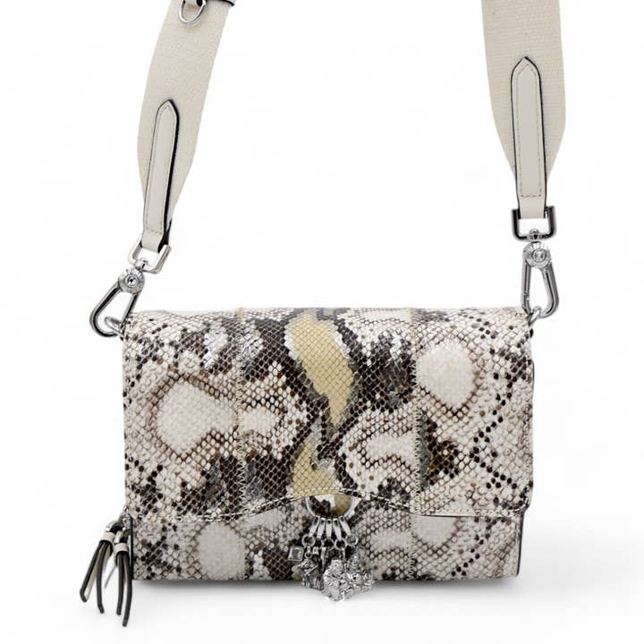 Beige Lucky Crossbody -Python for engroshandel på Faire2