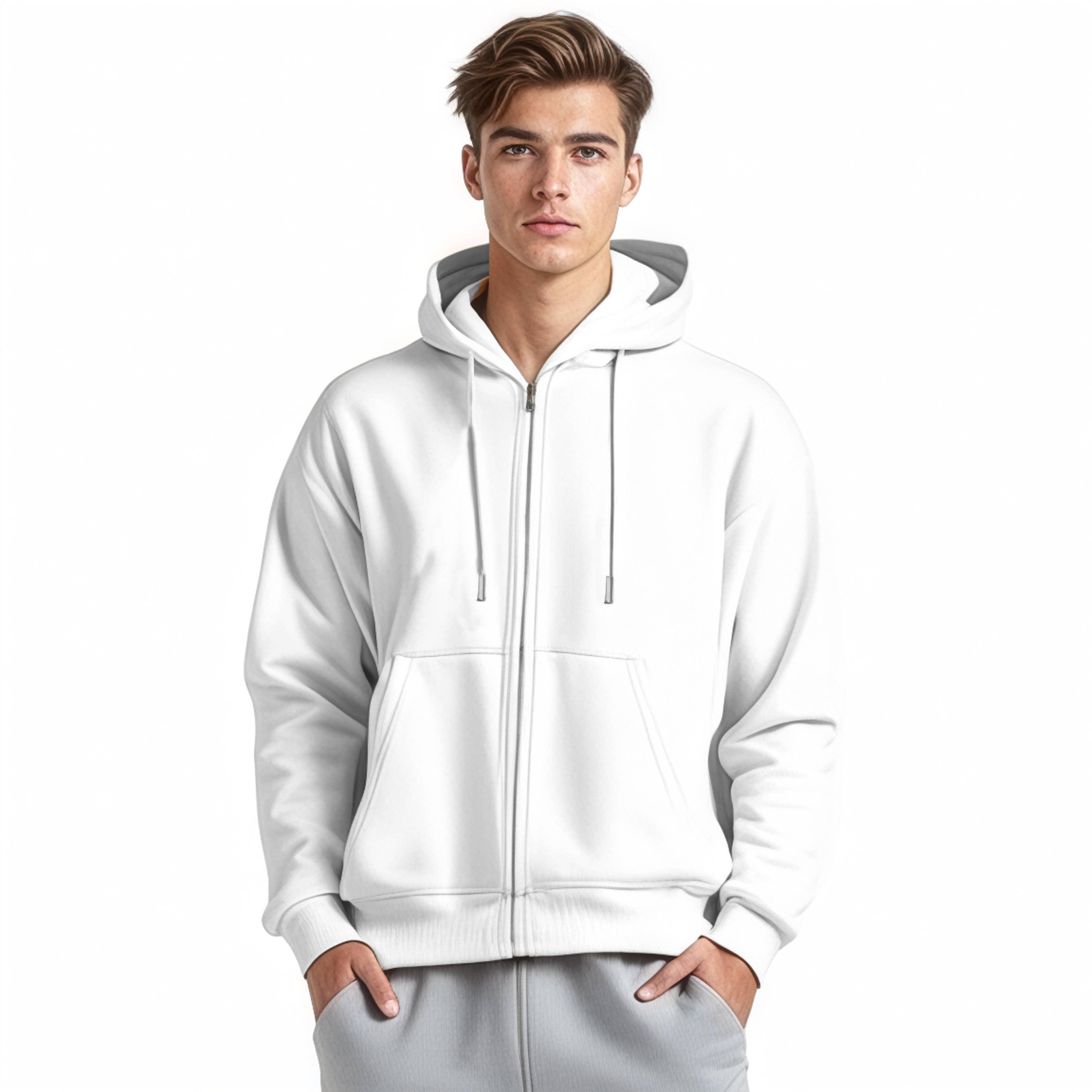 Galaxy By Harvic - Wholesale Hoodie - Men's - Men's Sherpa-Lined Full Zip Hoodie (Sizes, S to 3XL)7