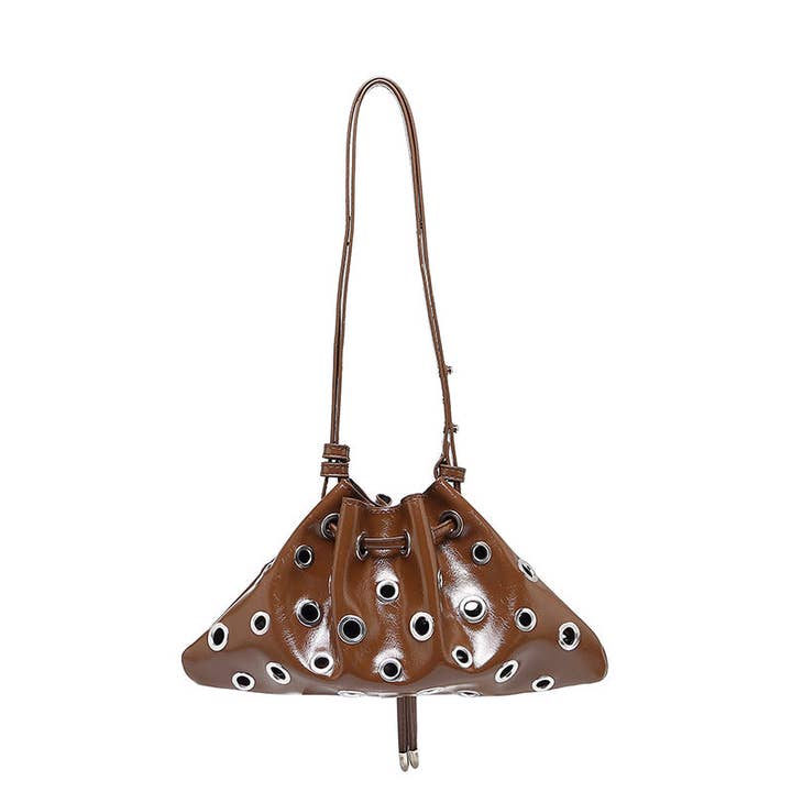 Metallic Finish Bucket Bag with Grommet Detailing S5P467 and other Purchase Wholesale silver buckets. Free Returns & Net 60 Terms on Faire trending on Faire.