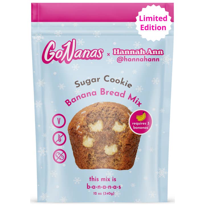 GoNanas - Wholesale Bread Mix - Sugar Cookie Banana Bread Mix