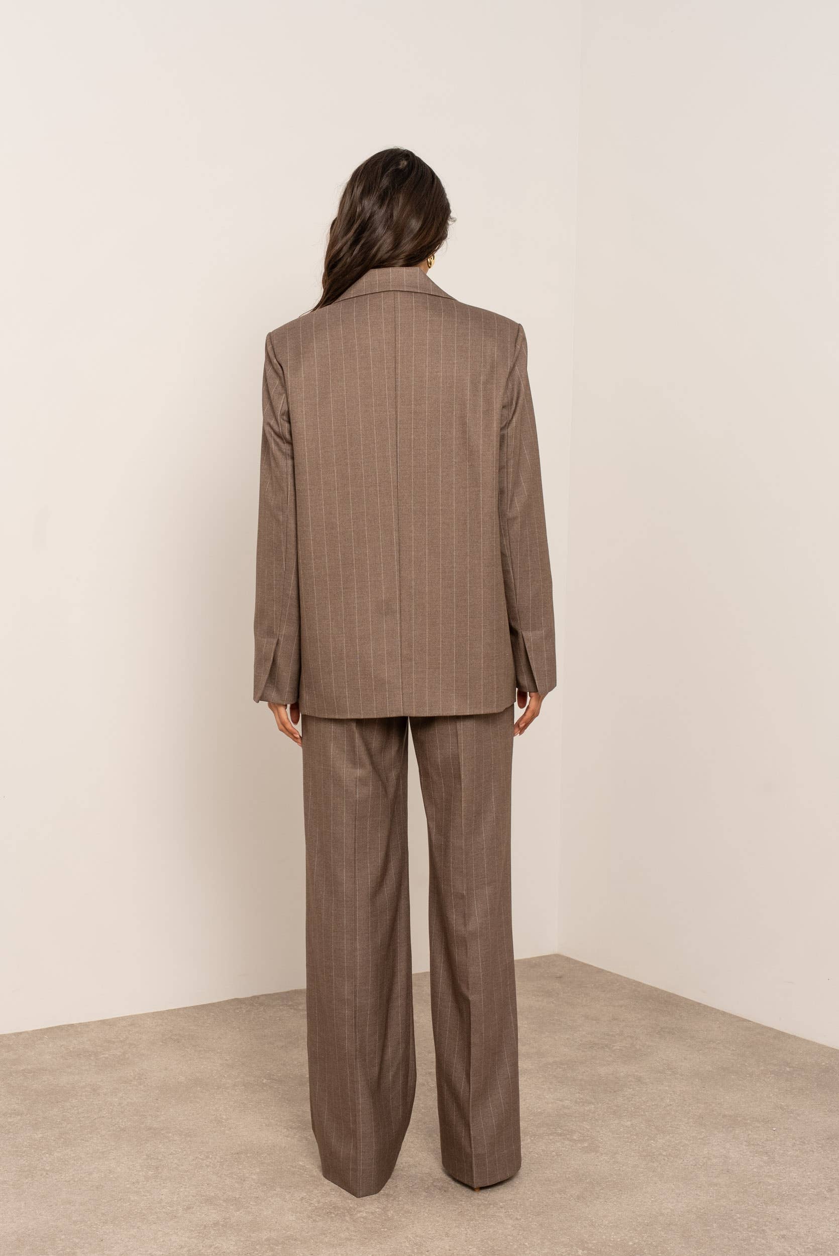 Attentif Paris - Wholesale Blazer - Women's - Oversized pinstripe blazer40