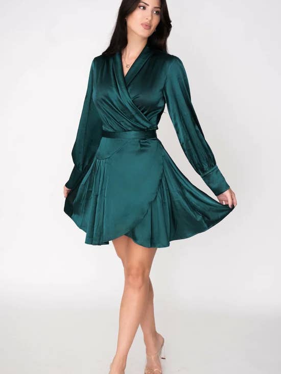 Itita Kollektion Silkeindpakningskjole for engroshandel hos Itita