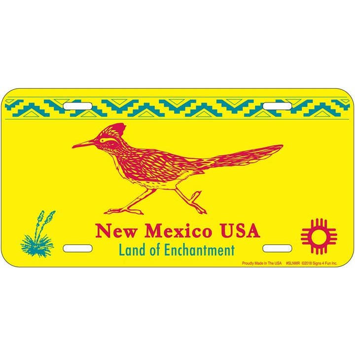 NM Road Runner - License Plate for wholesale by Signs 4 Fun