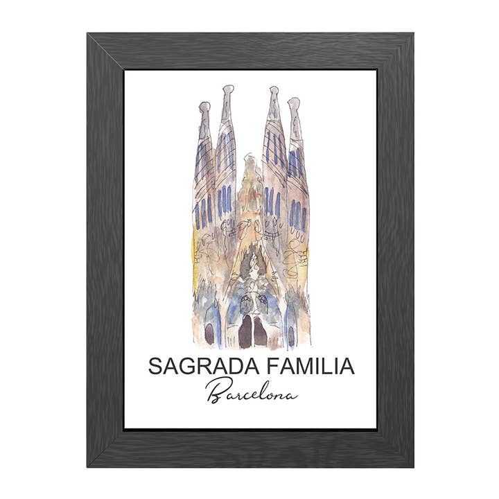 A4 Frame Sagrada Familia for wholesale by JOYIN