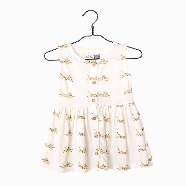 Jersey dress ali PINK 100% organic cotton for wholesale by Les Petites Choses...