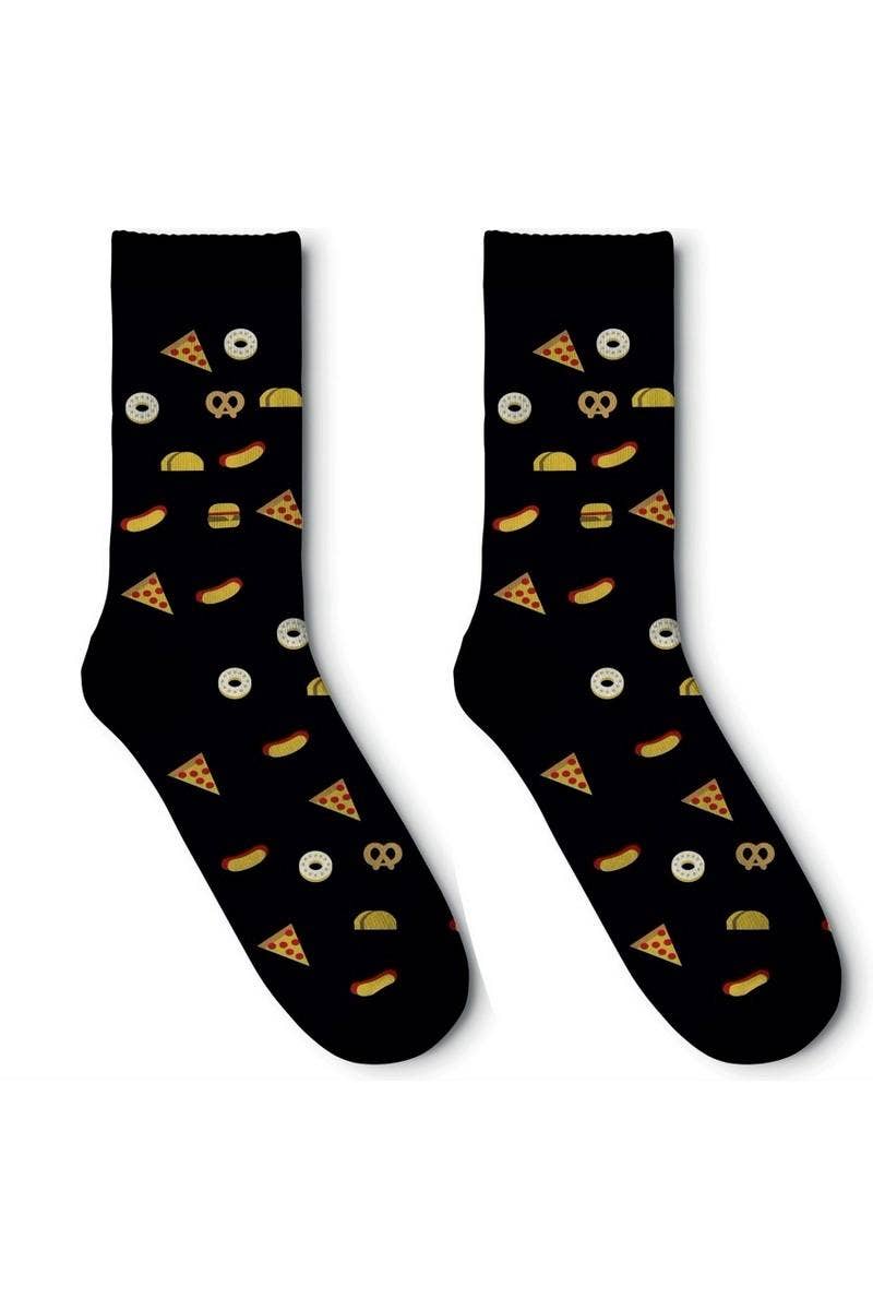 La Pèra - Wholesale Socks - Unisex - La Pèra Unisex Funny Hamburger Cool Socks - Food Design - Socks1