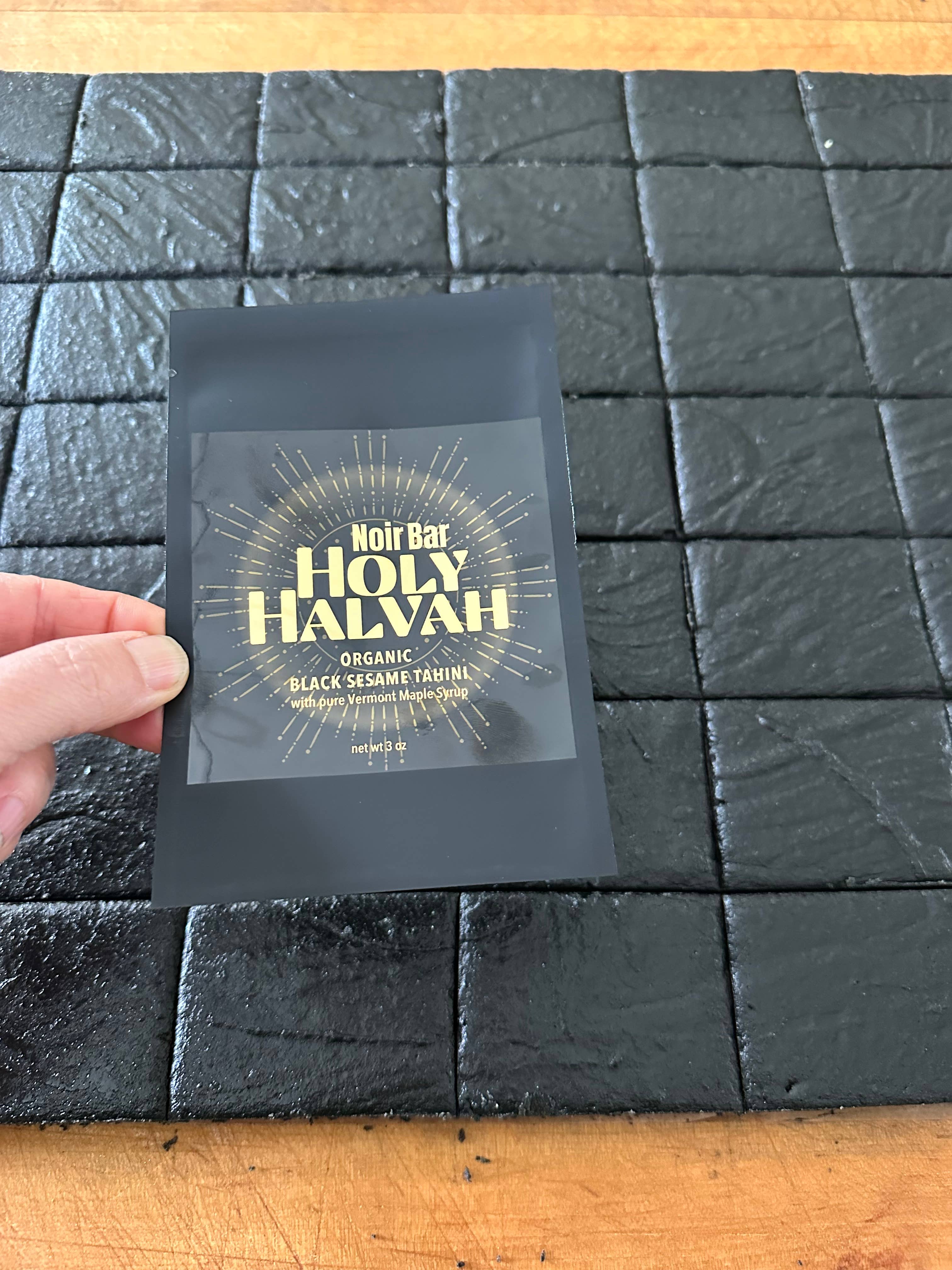 Holy Halvah - Wholesale Snack Bar - Organic Holy Halvah NoirBar4