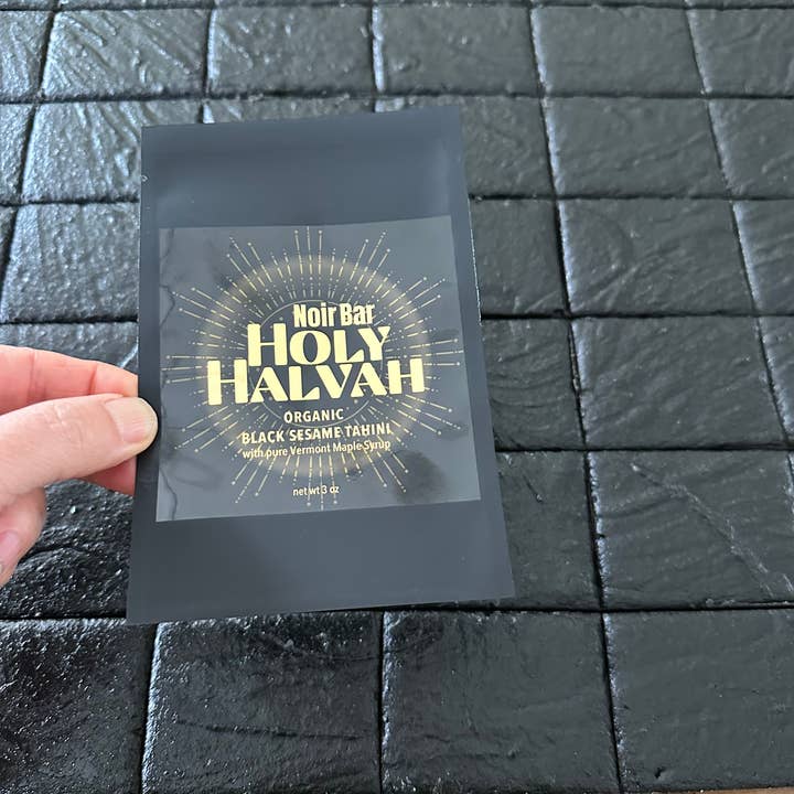 Holy Halvah - Wholesale Snack Bar - Organic Holy Halvah NoirBar4