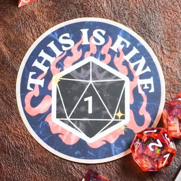 This is Fine Natural 1 Sticker for wholesale by Minva Tabletop Design Co