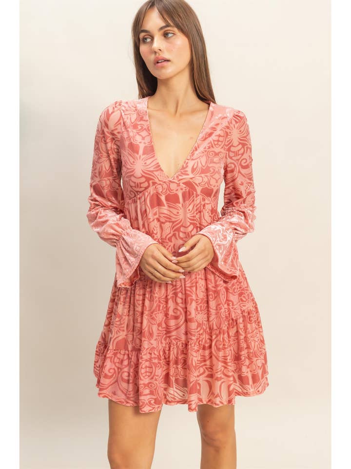 Velvet Mini Dress for wholesale by HYFVE