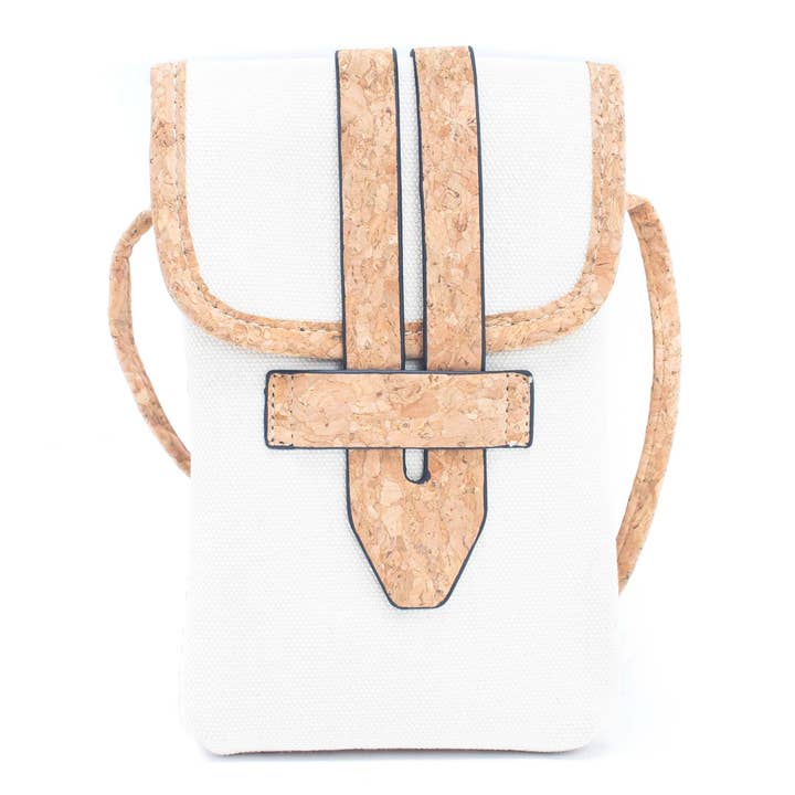 Meninas Bonitas Cork - Wholesale Crossbody Bag - Women's - Elle Cork Mobile Sling Bag-2081