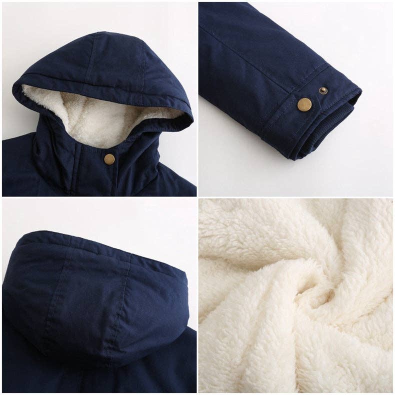 Marayn - Wholesale Parka - Women's - 2025 Autumn Winter Womens Thick Hooded Parka Coat12