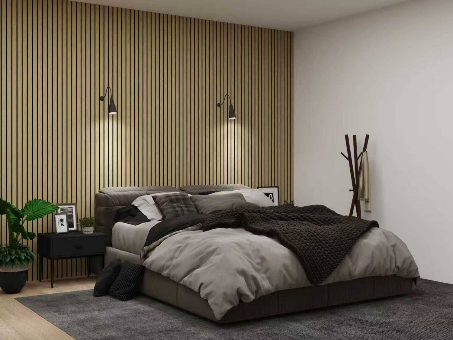 Jobu Home – wholesale Wall Accent – Natural Oak Acoustic Wall Panels1