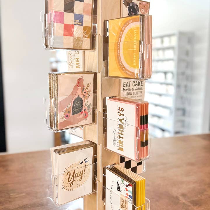 Ginger P. Designs - Wholesale Retailer Display - Paper & Novelty - Ginger P. Designs Greeting Card Display, complete with cards