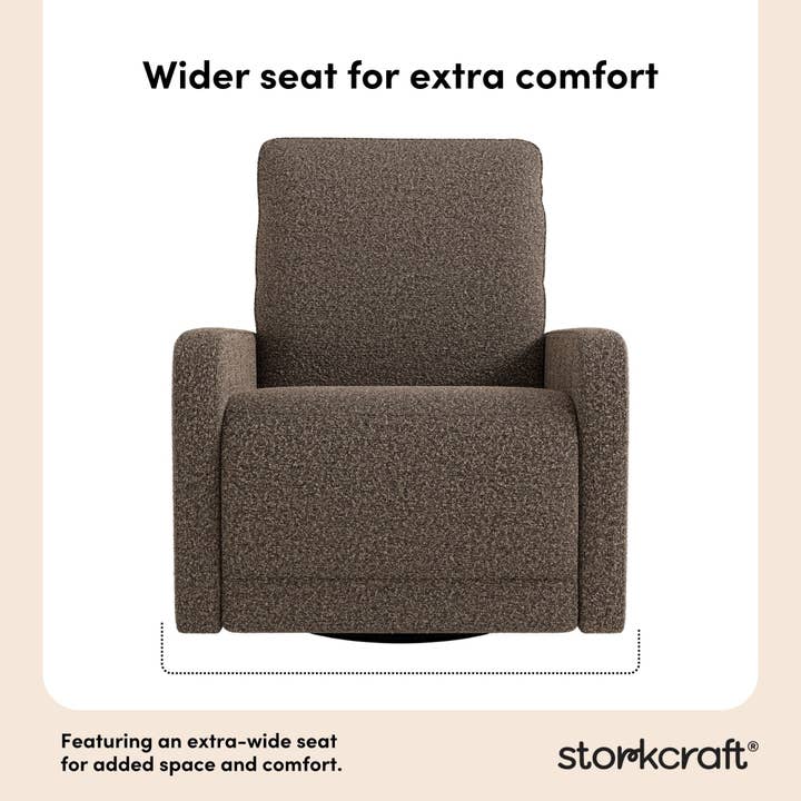 Storkcraft - Wholesale Chair - Storkcraft® Kyoto Deluxe Extra-Wide Nursery Power Recliner Swivel Glider36