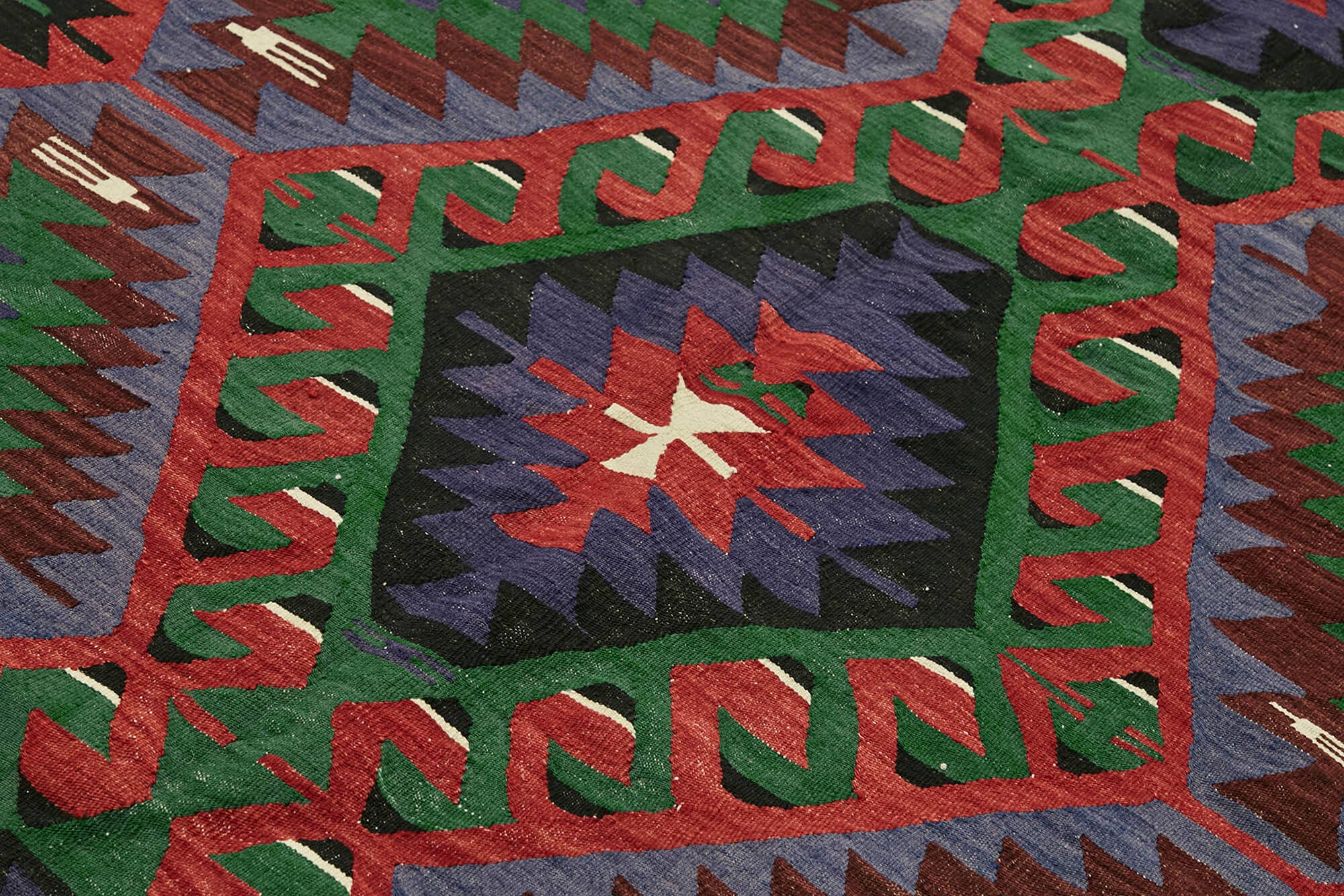 RUG N CARPET - Wholesale Area Rug - 6x12 Multicolor Oriental Kilim Rug - 459634