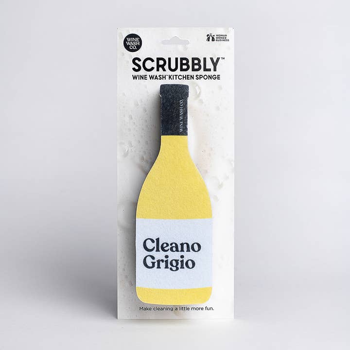 Scrubbly™ Kökssvamp: Cleano Grigio för wholesale av Wine Wash Co.