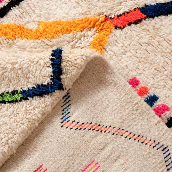 Moroccan Woven Treasures - Wholesale Vloerkleed - Marokkaans shagtapijt, handgetuft tapijt van zachte wol, vloerkleed met groot oppervlak4