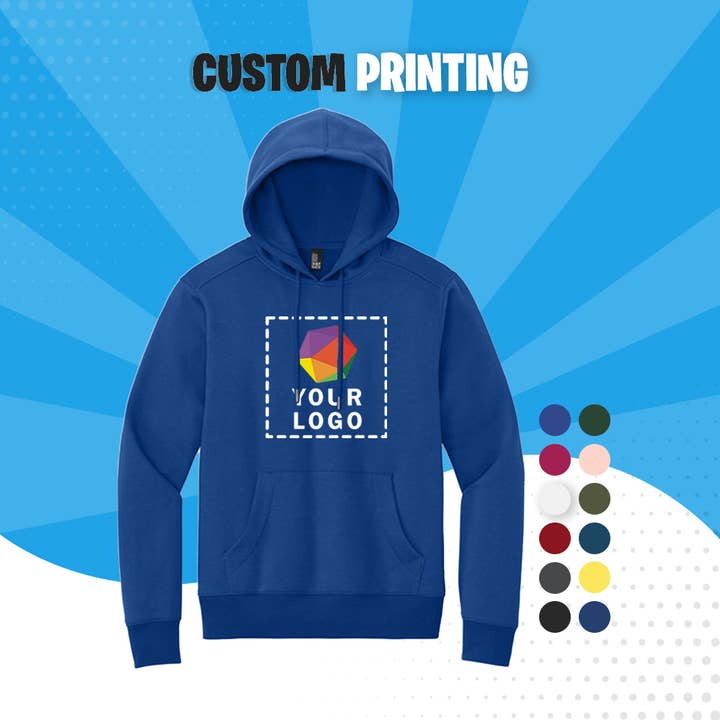 Men's Custom Printed Perfect Weight® Fleece Hoodie for wholesale by TSS Printing