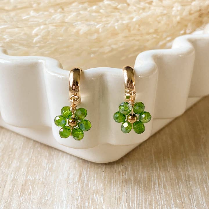 Agaveh girl - Wholesale Huggie Earrings - Nectar Blooms2