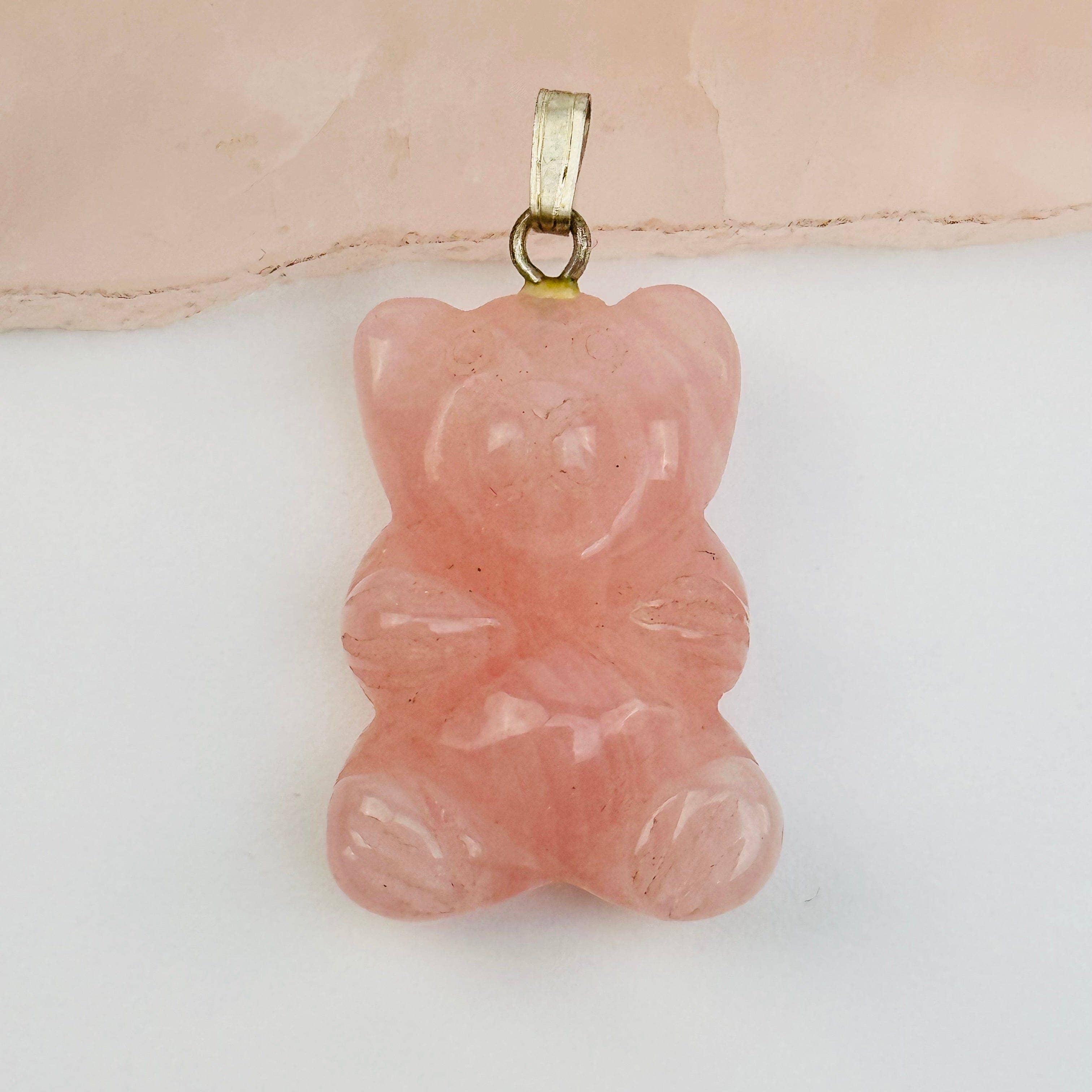 Rock Paradise - Wholesale Individual Charm/Pendant - Gemstone Bear Crystal Pendant2