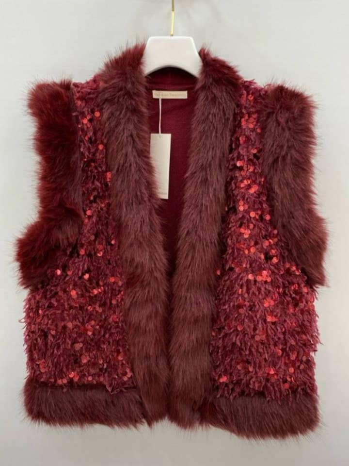 bordeaux Vest reference A2099, one size for wholesale on Faire0