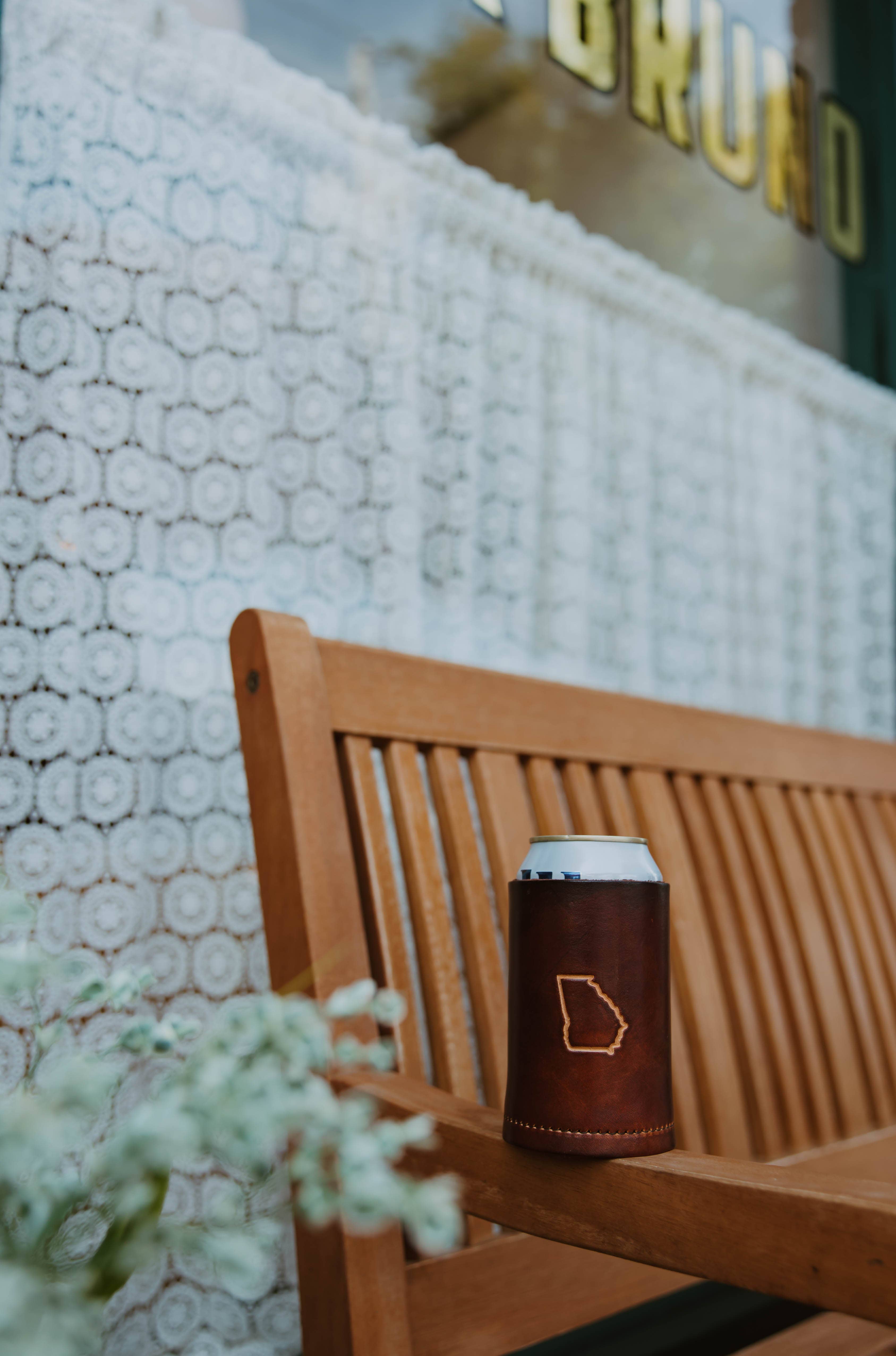 Lindy Leather - Wholesale Drink Huggers & Koozies - Leather Can Cooler - Handmade Beer Coozie1