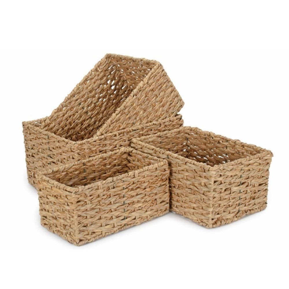 Red Hamper – wholesale Basket – Thatch Grass Woven Storage Basket3