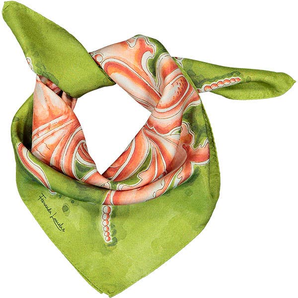 Fernanda Lamelas - Wholesale Scarf - Women's - Natural silk scarf “Palácio da Ajuda” collection - 40 Bicas2