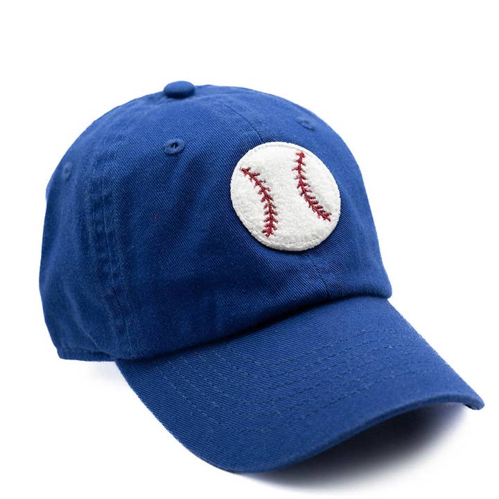 Rey to Z - Wholesale Baseball Cap - Kids - Royal Blue Hat + Terry Baseball